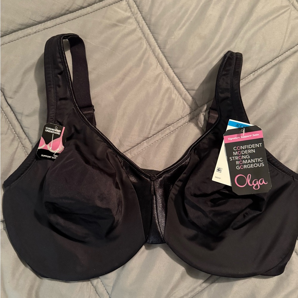 Olga Women's Black Bra